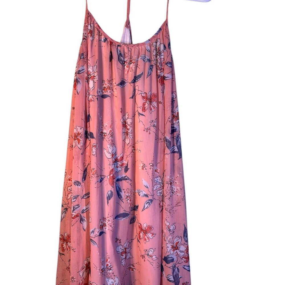 Abercrombie & Fitch Pink & Blue Floral Baby Doll Dress Size XS
